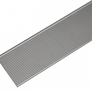 Уголок завершающий алюминиевый Kronex. Серебро