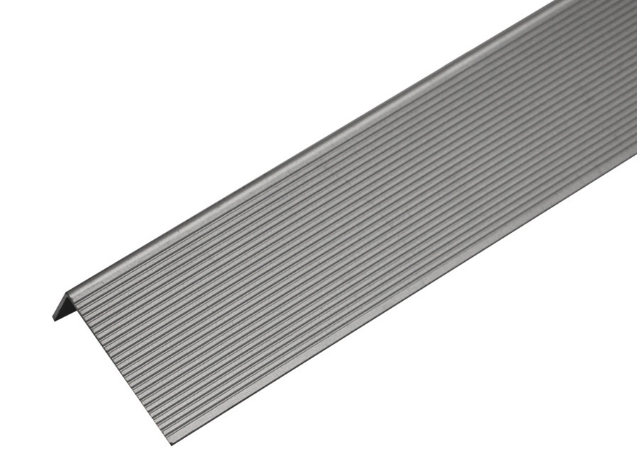 Уголок завершающий алюминиевый Kronex. Цвет Серебро